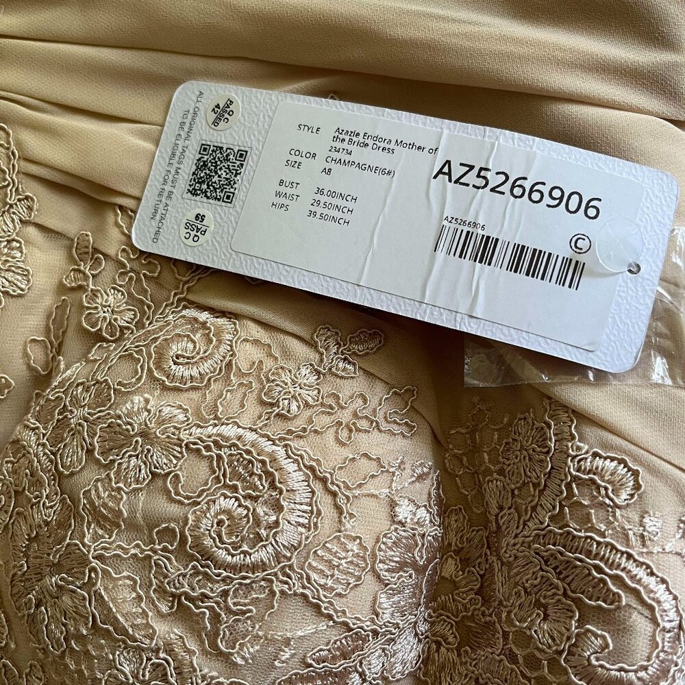 Azazie Endora Mother of the Bride Dress - Champagne